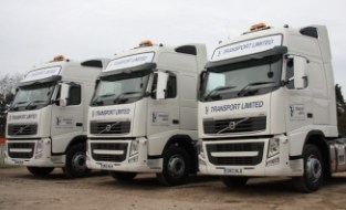 TJ Transports new fleet of haulage vehicles